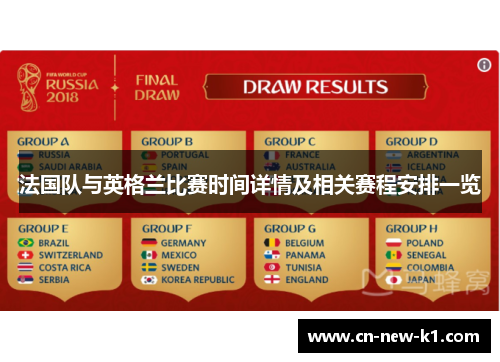 法国队与英格兰比赛时间详情及相关赛程安排一览